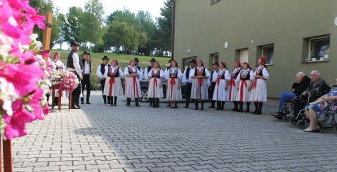 Pěvecké vystoupení z Kněžpole