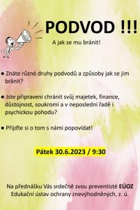 Jak se bránit podvodu